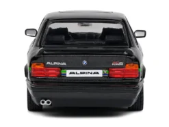 1994 BMW E34 Alpina B10 BiTurbo Black Metallic with Green Graphics 1/43 Diecast Model Car by Solido