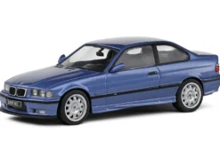 1999 BMW E36 M3 Coupe Estoril Blue Metallic 1/43 Diecast Model Car by Solido