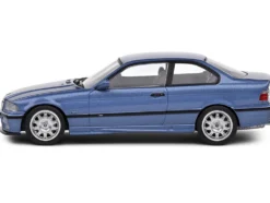 1999 BMW E36 M3 Coupe Estoril Blue Metallic 1/43 Diecast Model Car by Solido