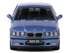1999 BMW E36 M3 Coupe Estoril Blue Metallic 1/43 Diecast Model Car by Solido
