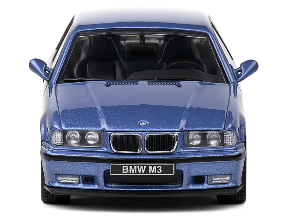 1999 BMW E36 M3 Coupe Estoril Blue Metallic 1/43 Diecast Model Car by Solido