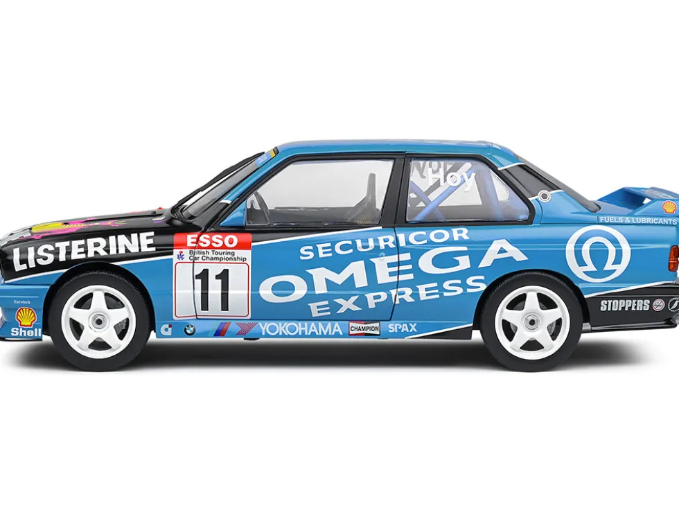 BMW E30 M3 #11 Will Hoy Winner BTCC British Touring Car Championship 1991 Competition Series 1/18 Diecast Model Car Solido S1801522