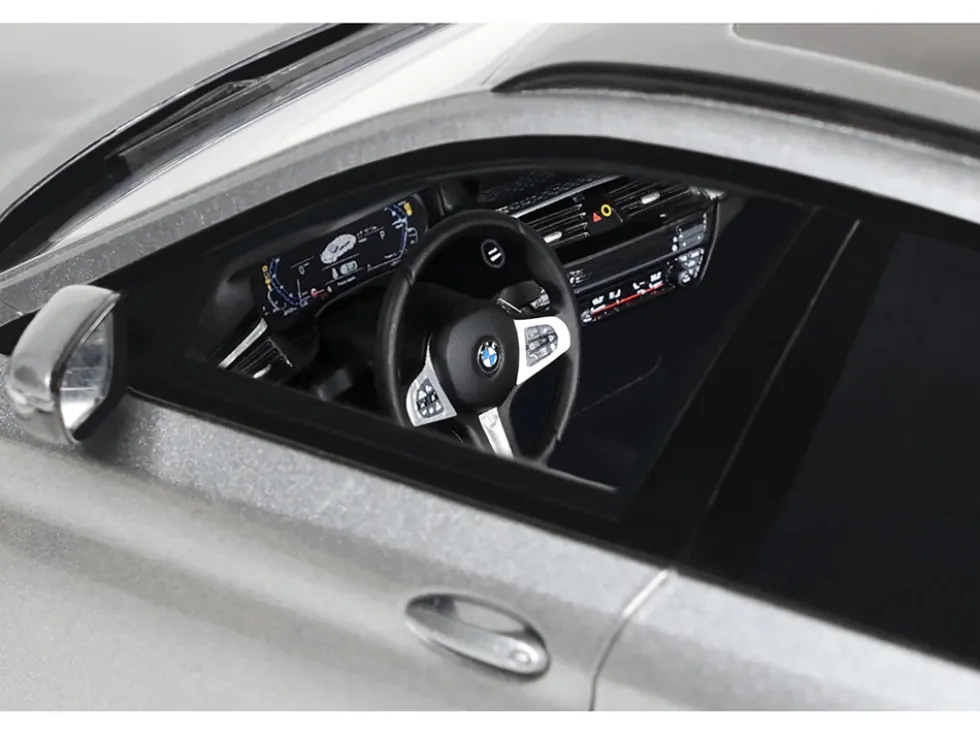 2023 BMW 530E XDrive M Silver Metallic 1/18 Model Car by GT Spirit