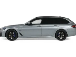 2023 BMW 530E XDrive M Silver Metallic 1/18 Model Car by GT Spirit