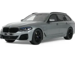 2023 BMW 530E XDrive M Silver Metallic 1/18 Model Car by GT Spirit