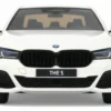 2023 BMW 545e xDrive M Sport Alpine White 1/18 Model Car by GT Spirit