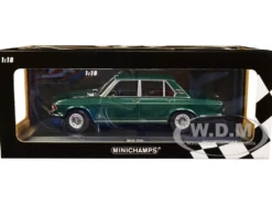1968 BMW 2500 Green Metallic Limited Edition 504 pieces Worldwide 1/18 Diecast Model Car Minichamps 155029201
