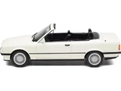 1991 BMW 325i Cabriolet Alpine White 1/18 Diecast Model Car by Norev