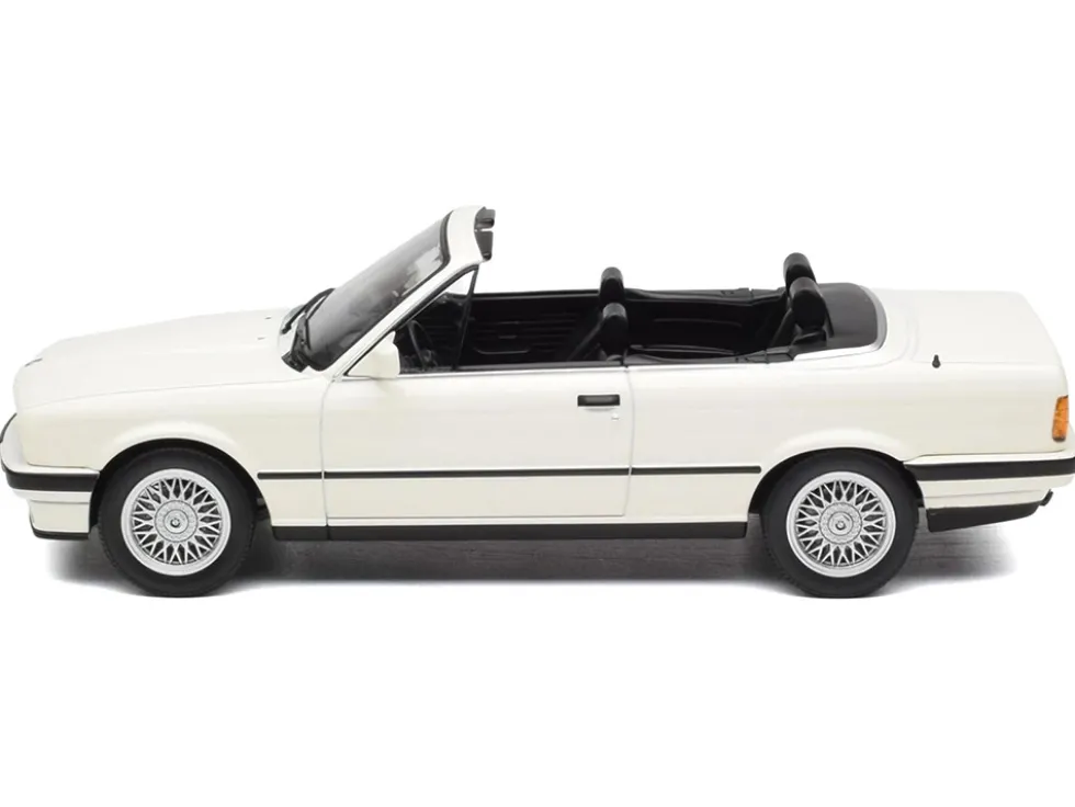 1991 BMW 325i Cabriolet Alpine White 1/18 Diecast Model Car by Norev