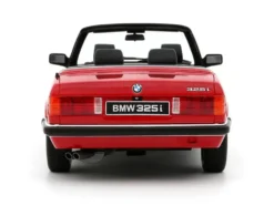 1986 BMW 325i Convertible Bright Red Limited Edition to 2000 pieces Worldwide 1/18 Model Car by Otto Mobile