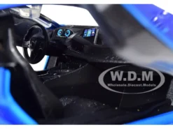 2018 BMW i8 Coupe Metallic Blue Black Top 1/24 Diecast Model Car Motormax 79359
