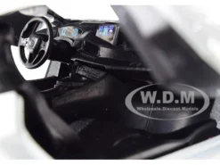 2018 BMW i8 Coupe Metallic White Black Top 1/24 Diecast Model Car Motormax 79359