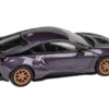 BMW i8 Liberty Walk Twilight Purple Metallic Gold Wheels 1/64 Diecast Model Car Paragon Models PA-55153