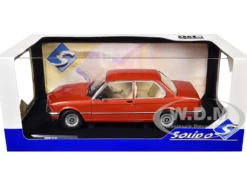 1980 BMW 323i Ruby Red Metallic 1/18 Diecast Model Car by Solido