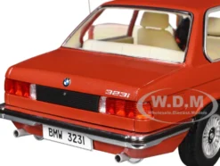 1980 BMW 323i Ruby Red Metallic 1/18 Diecast Model Car by Solido