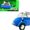 BMW Isetta Blue White NEX Models 1/18 Diecast Model Car Welly 24096