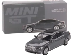 BMW 750Li xDrive Bernina Gray Amber Effect with Sunroof Limited Edition to 2400 pieces Worldwide 1/64 Diecast Model Car True Scale Miniatures MGT00515