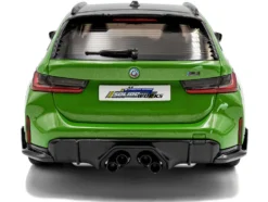 2024 BMW M3 Competition M xDrive Touring Green Metallic with Black Top 1/18 Diecast Model Car by Solido
