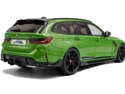 2024 BMW M3 Competition M xDrive Touring Green Metallic with Black Top 1/18 Diecast Model Car by Solido
