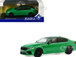 2022 BMW M5 Competition Signal Green with Black Top 1/43 Diecast Model Car by Solido
