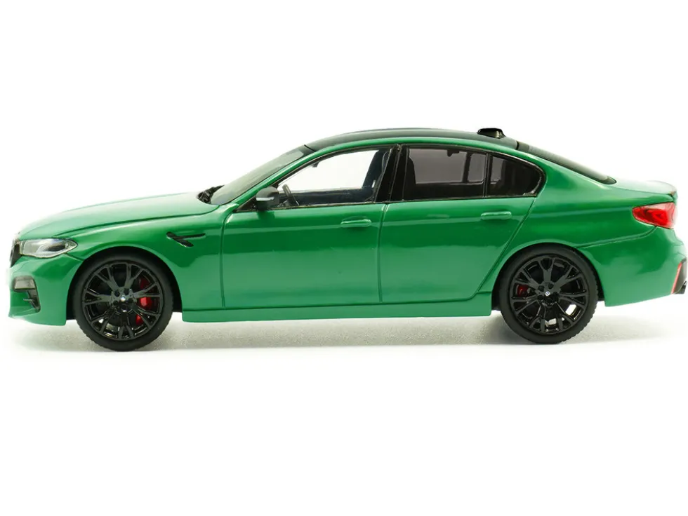 2022 BMW M5 Competition Signal Green with Black Top 1/43 Diecast Model Car by Solido