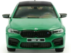 2022 BMW M5 Competition Signal Green with Black Top 1/43 Diecast Model Car by Solido