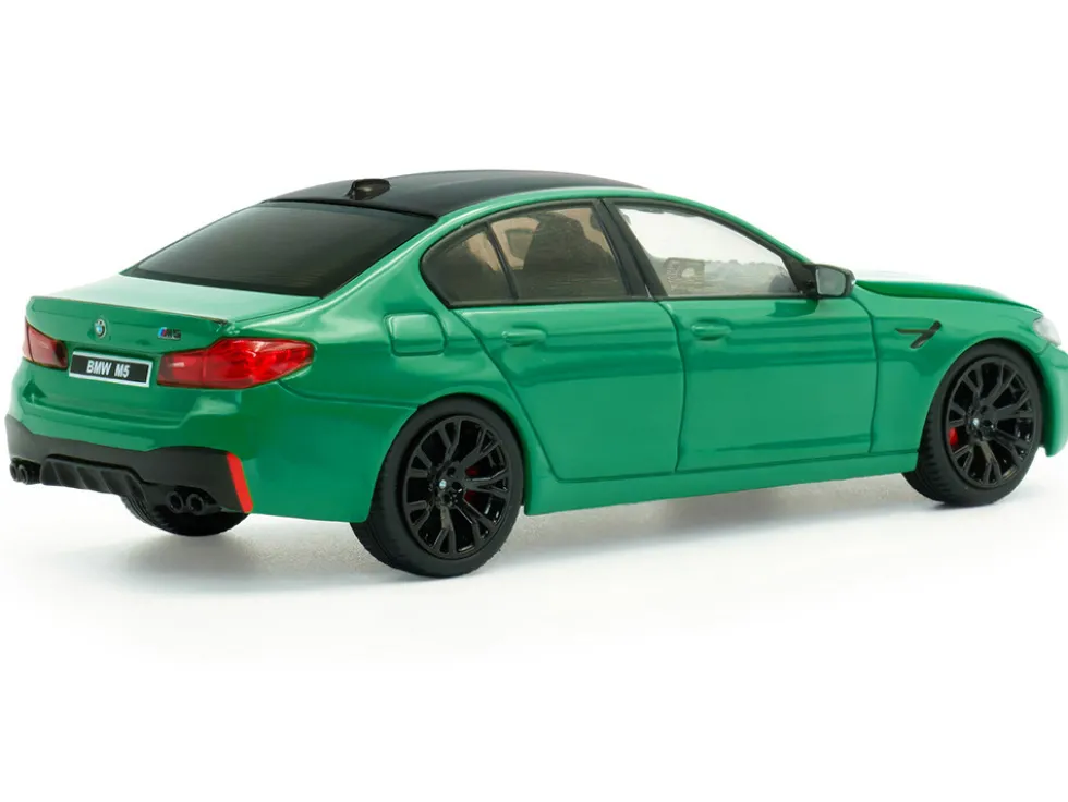 2022 BMW M5 Competition Signal Green with Black Top 1/43 Diecast Model Car by Solido