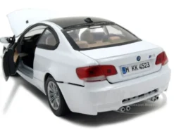 BMW M3 E92 Coupe White 1/24 Diecast Model Car Motormax 73347