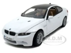 BMW M3 E92 Coupe White 1/24 Diecast Model Car Motormax 73347