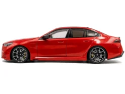2025 BMW M5 Fire Red with Black Top 1/18 Diecast Model Car by Solido