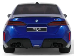 2024 BMW M5 (G90) Marina Bay Blue Metallic with Black Top 1/18 Model Car by GT Spirit