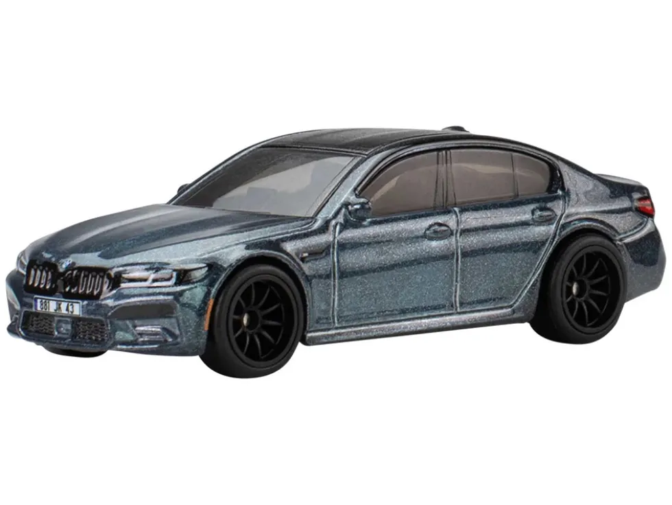 2021 BMW M5 Gray Metallic with Black Top "Mission: Impossible – Dead Reckoning" (2023) Movie "Pop Culture" Series Diecast Model Car by Hot Wheels