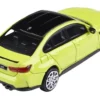 BMW M3 G80 Sao Paulo Yellow Black Top 1/64 Diecast Model Car Paragon Models PA-55204
