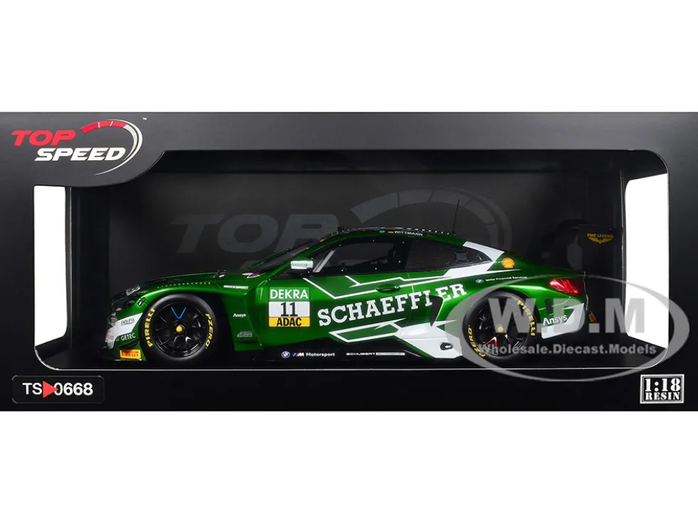 BMW M4 GT3 EVO #11 Marco Wittmann 200th DTM Race "Schubert Motorsport" "Deutsche Tourenwagen Masters - Zandvoort" (2025) 1/18 Model Car by Top Speed