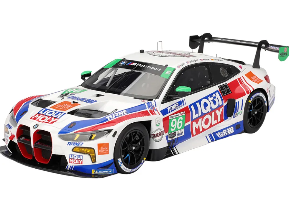 BMW M4 GT3 EVO #96 Robby Foley - Patrick Gallagher - Jens Klingmann - Jake Walker "Turner Motorsport" IMSA "Hours of Daytona" (2025) 1/18 Model Car by Top Speed