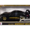 BMW M4 GT3 Matt Black with Gold Stripes "Midnight Eclipse" Series 1/24 Diecast Model Car by Motormax