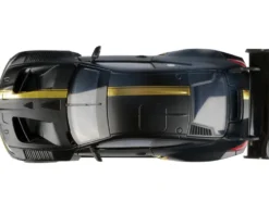 BMW M4 GT3 Matt Black with Gold Stripes "Midnight Eclipse" Series 1/24 Diecast Model Car by Motormax