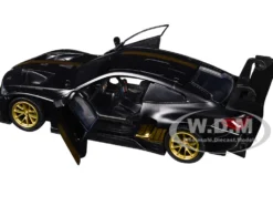 BMW M4 GT3 Matt Black with Gold Stripes 