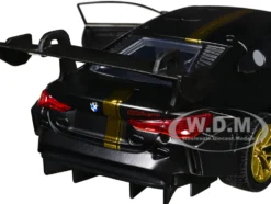 BMW M4 GT3 Matt Black with Gold Stripes 