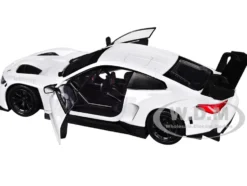 BMW M4 GT3 White "Timeless Legends" Series 1/24 Diecast Model Car by Motormax