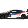 BMW M4 GT3 #1 White with Black, Blue and Red Graphics "GT Racing" Series 1/24 Diecast Model Car by Motormax