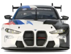 BMW M4 GT3 #1 White with Black, Blue and Red Graphics 