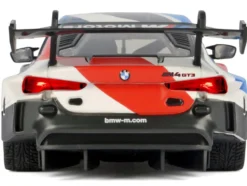 BMW M4 GT3 #1 White with Black, Blue and Red Graphics 