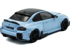 2023 BMW M2 M Performance Zandvoort Blue with Black Top 1/43 Diecast Model Car by Solido