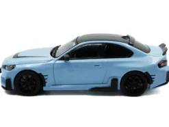 2023 BMW M2 M Performance Zandvoort Blue with Black Top 1/43 Diecast Model Car by Solido