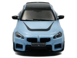 2023 BMW M2 M Performance Zandvoort Blue with Black Top 1/43 Diecast Model Car by Solido