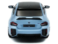 2023 BMW M2 M Performance Zandvoort Blue with Black Top 1/43 Diecast Model Car by Solido