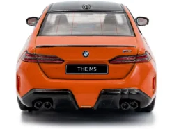 2024 BMW M5 Sedan Fire Orange III with Black Top 1/43 Diecast Model Car by Solido