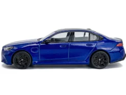 2024 BMW M5 Sedan Marina Bay Blue Metallic with Black Top 1/43 Diecast Model Car by Solido