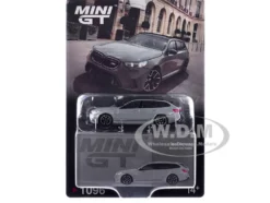 BMW M5 Touring Brooklyn Gray Metallic with Sunroof 1/64 Diecast Model Car by Mini GT